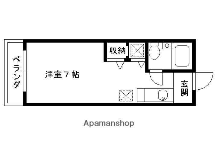 セジュール高見202の間取り
