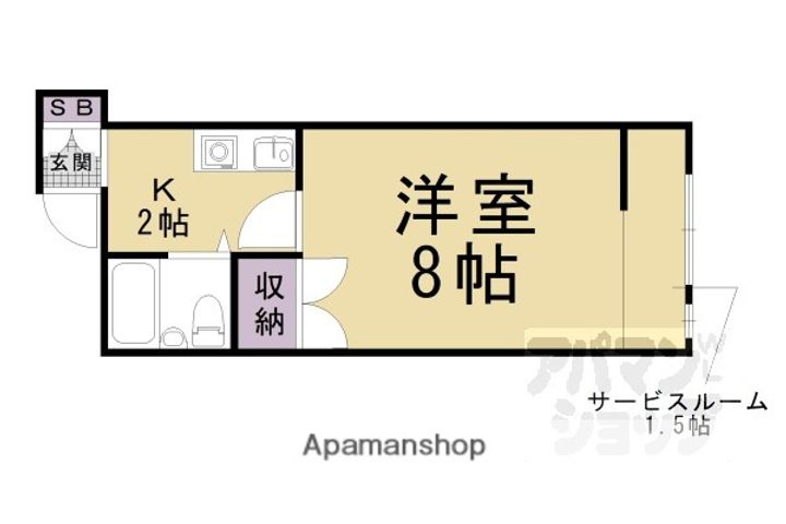 マンションメック404の間取り