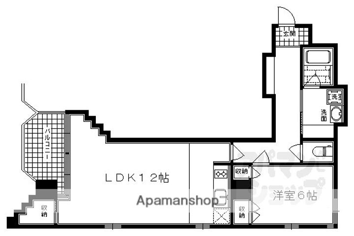 ファイブコート清水寺503の間取り