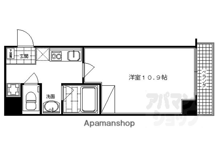 アネックス西洞院506の間取り