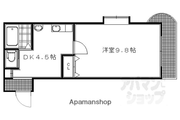 グランビィア御蔭II126の間取り