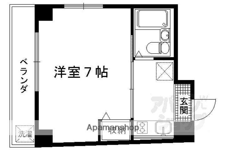 抜天房401の間取り