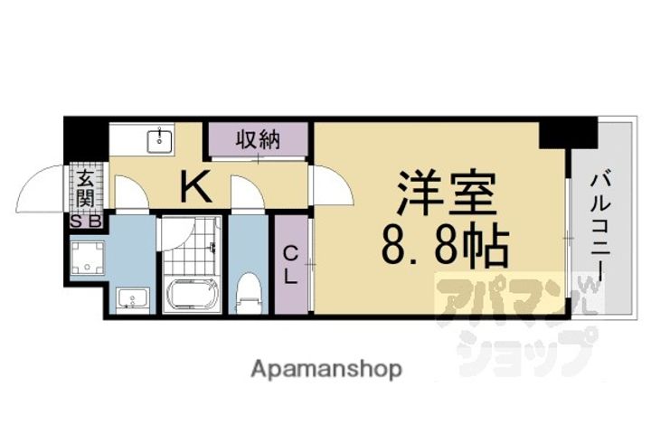 エンゼルプラザ瀬田駅前の間取り