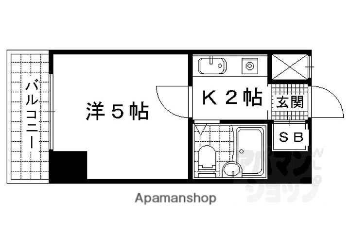 アセンティアびわこ406の間取り
