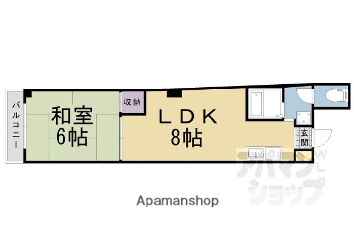 プレアール浜大津4Cの間取り