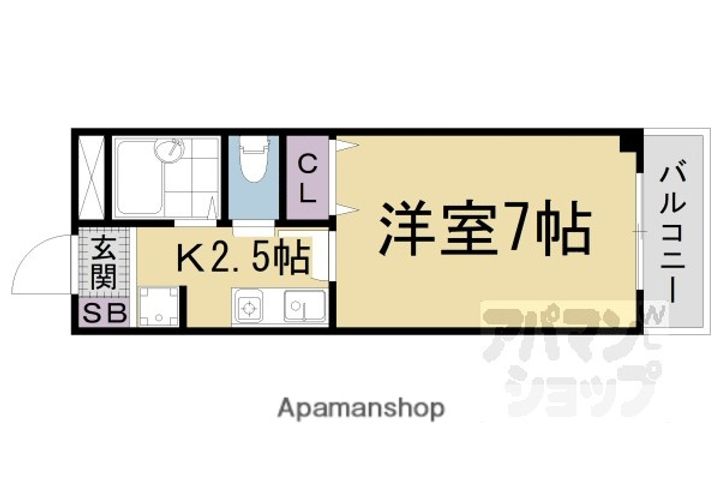 サントマンション大津303の間取り