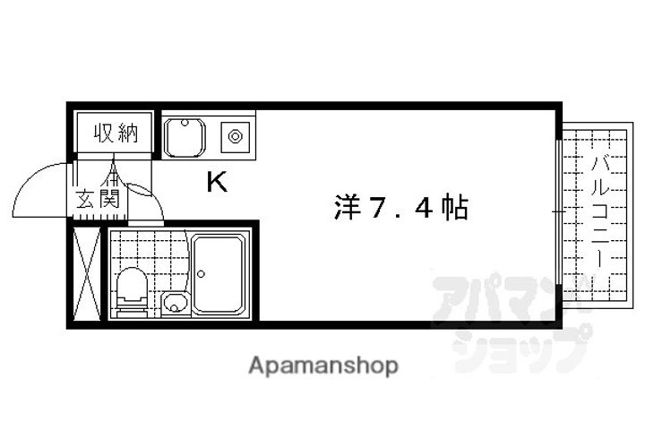 レイクフェスタ大津402の間取り