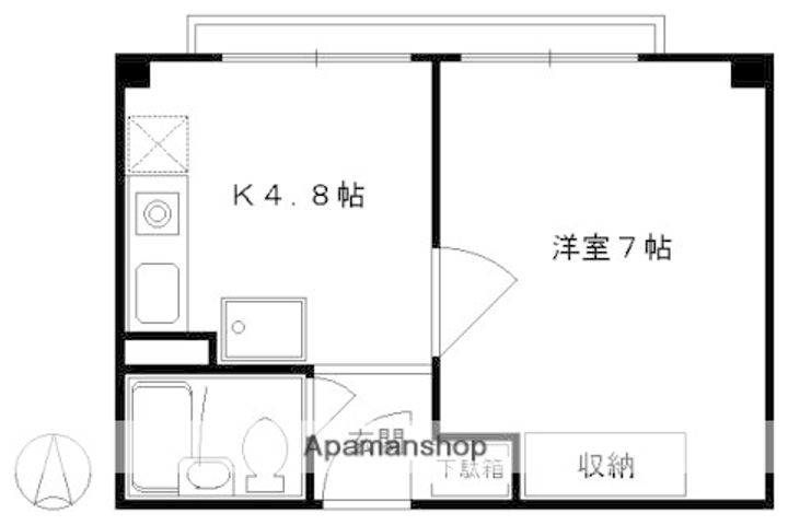イーストビル403の間取り