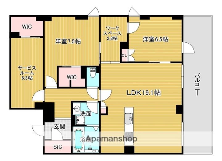 AKADEMOS RESIDENCE305の間取り