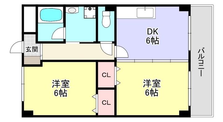 エスポワールみち102の間取り