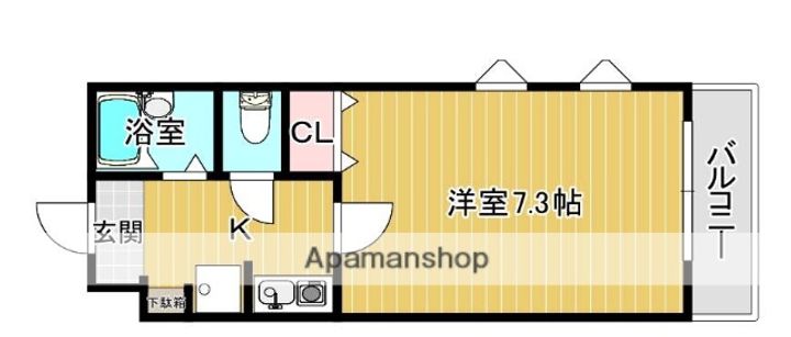リベルテ新田辺の間取り