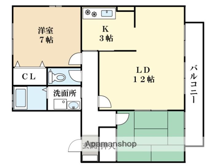 ジュネス・ドヌール106の間取り