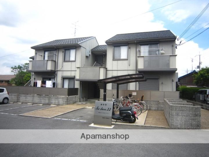 京都府城陽市平川指月の賃貸アパートの外観