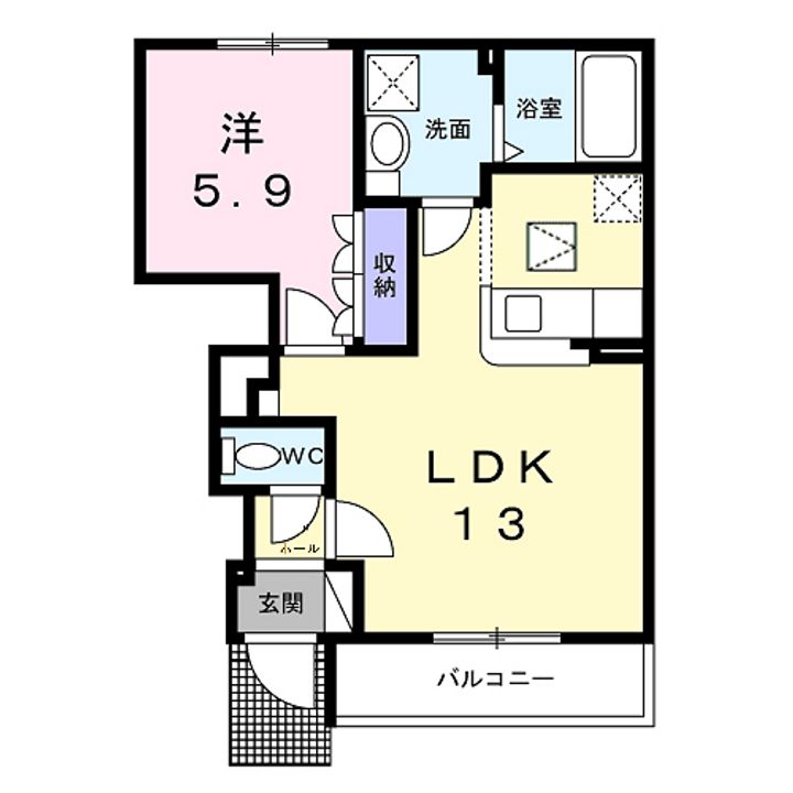 グリーンヒルⅡの間取り