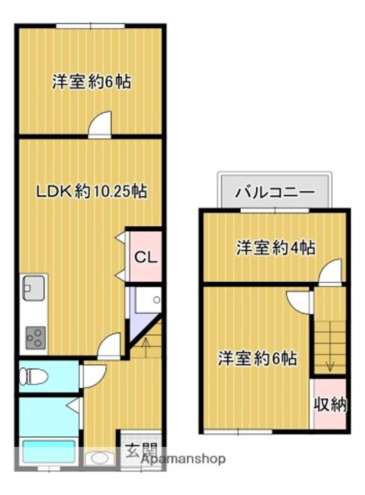 京都府宇治市大久保町平盛(一戸建)の賃貸物件の間取り