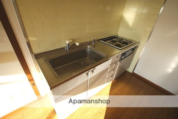 ハイネス幸B棟502のキッチン