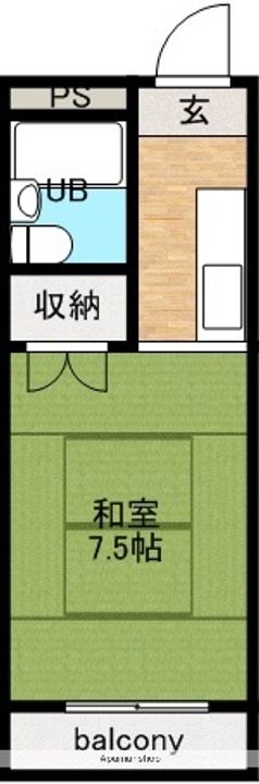 コーポ小野103の間取り