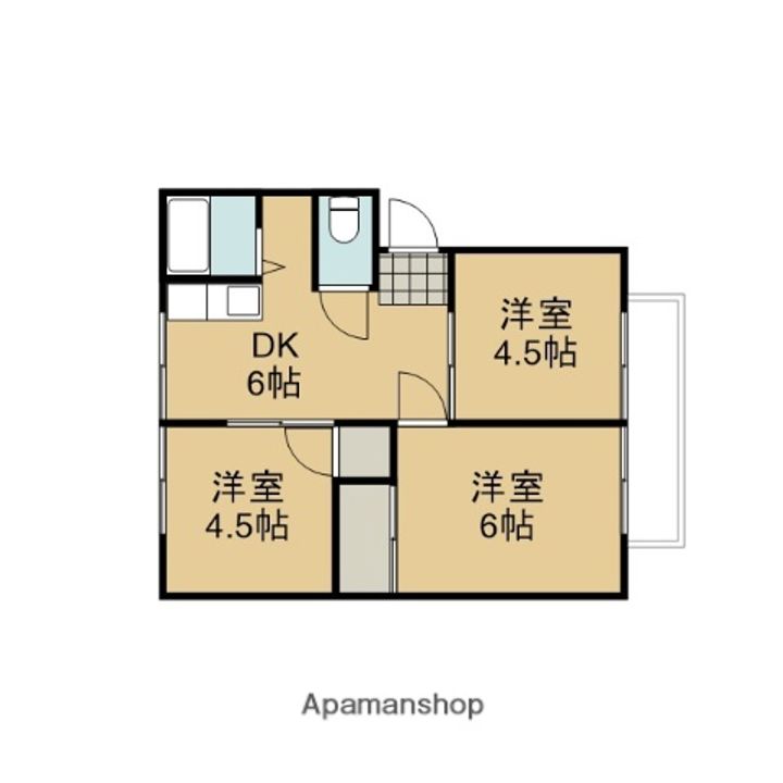 サントピア上賀茂201の間取り