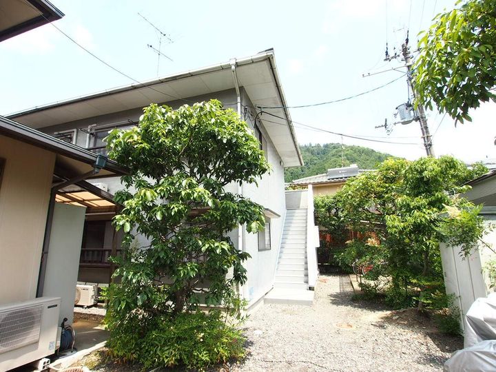 京都府京都市左京区静市市原町の賃貸アパートの外観