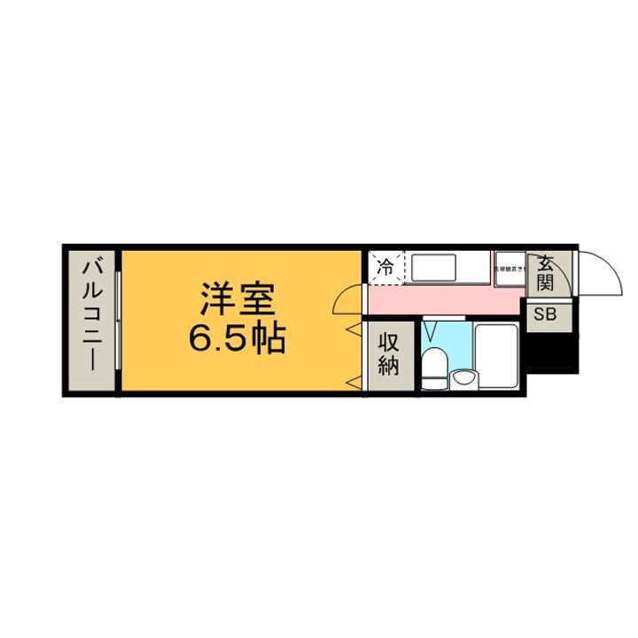 京都府京都市左京区静市市原町の賃貸アパートの間取り