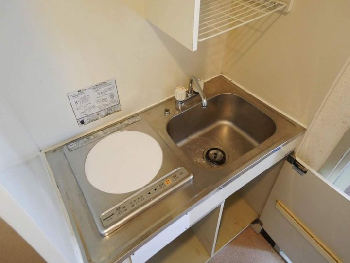 京都府京都市左京区静市市原町の賃貸マンション201号室のキッチン
