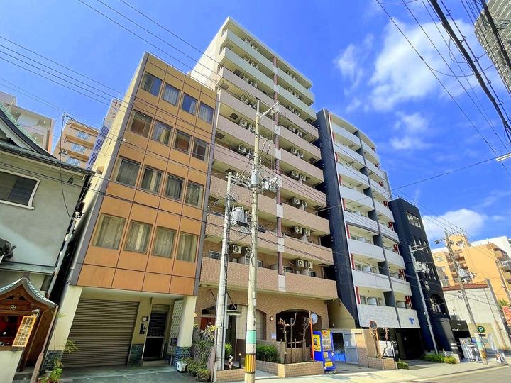 シャルマンフジ大阪城南の外観