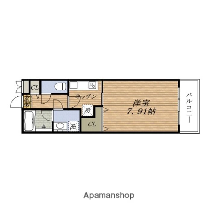 グランシス江坂の間取り