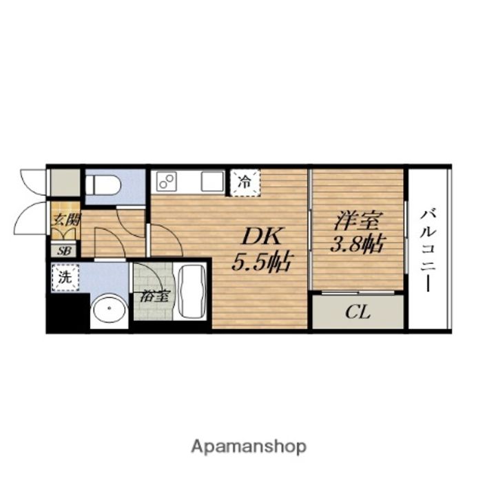 ライブガーデン江坂Ⅲの間取り