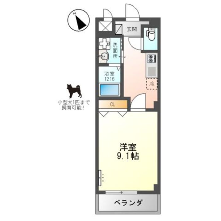 スタイリッシュレジデンスの間取り