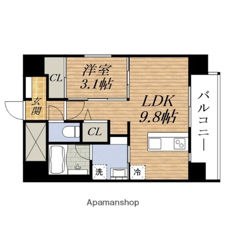 エル・セレーノ新大阪北の間取り