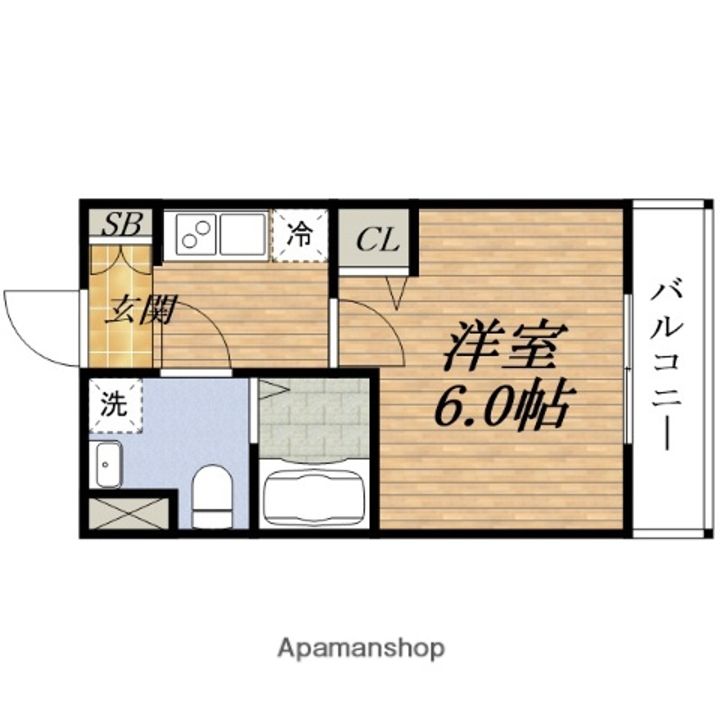 グランパシフィック十三元今里の間取り