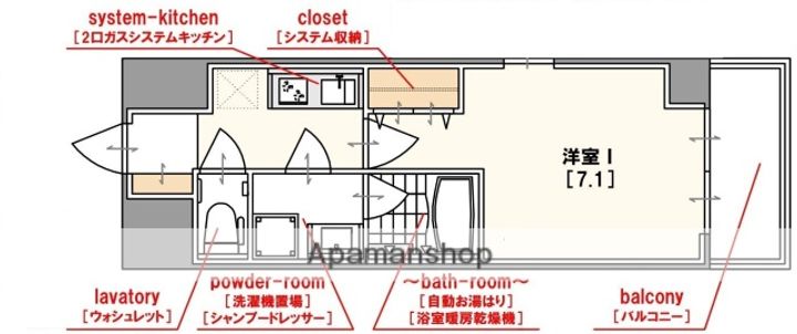 エスリード難波ステーションプラザの間取り