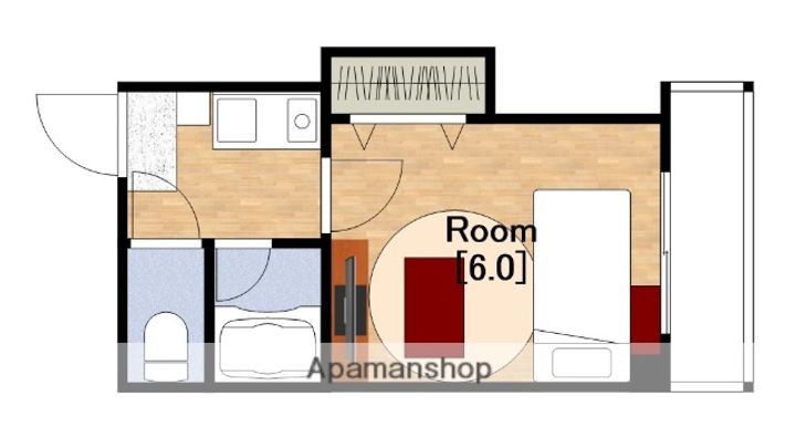 大阪府大阪市浪速区大国3丁目の賃貸マンションの間取り