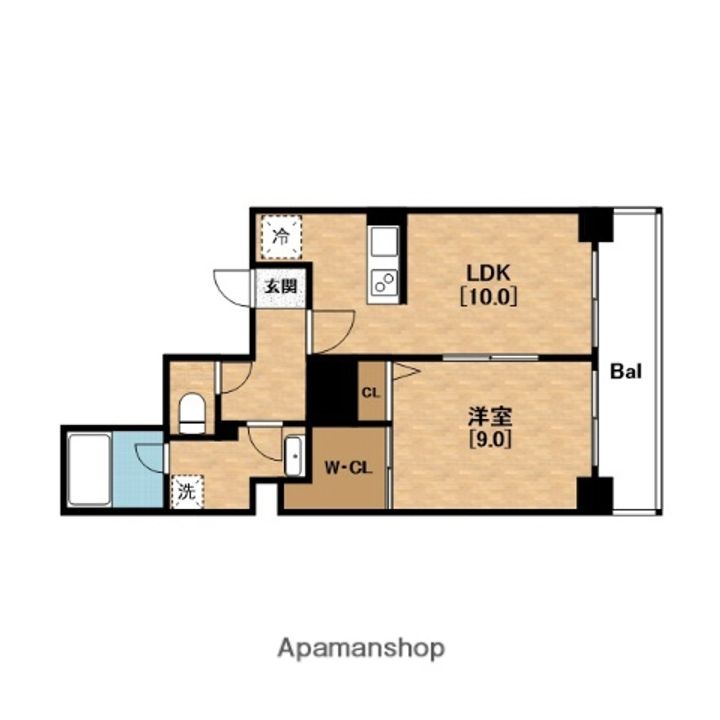 W.O.B SHINMACHIの間取り