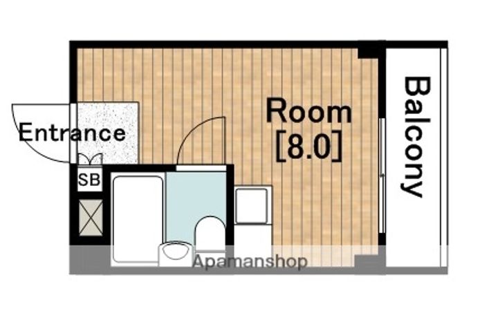 ラパンジール松屋町の間取り