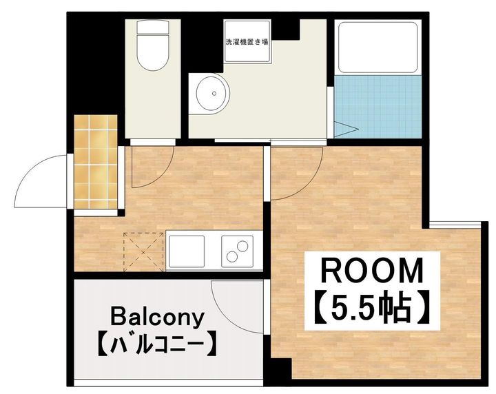 グランエクラ天下茶屋の間取り