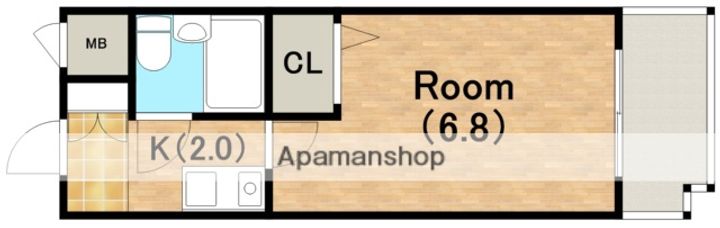 シティアリーナ阿波座西(CITYARENA)の間取り