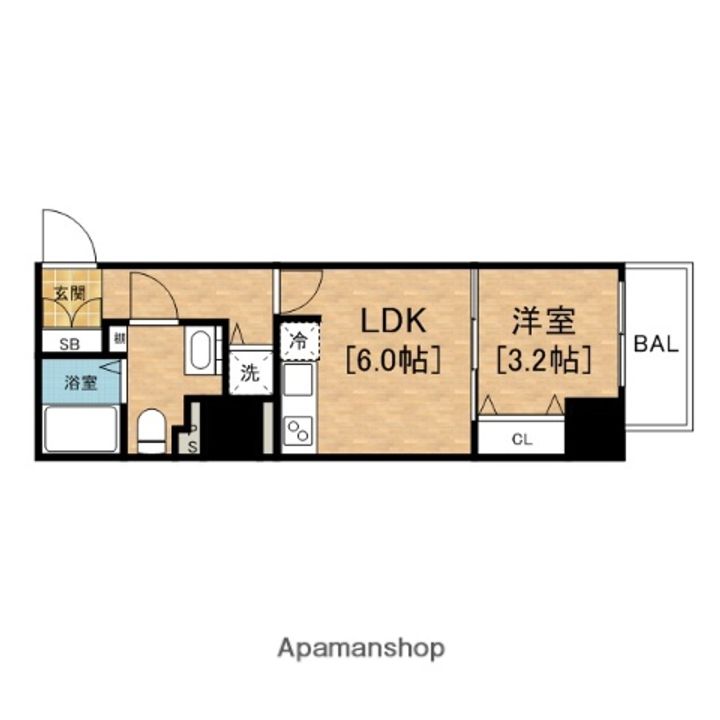 プレサンス松屋町グレースの間取り