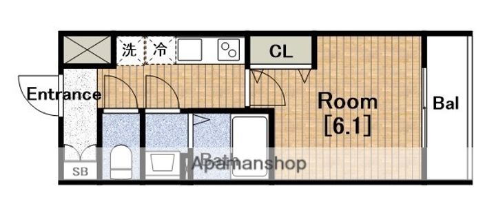 VITA弁天町の間取り