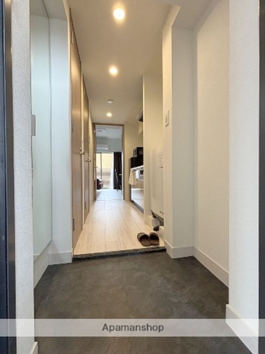 プレサンス難波デヴァンテの玄関