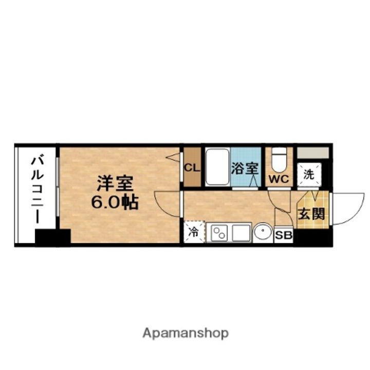 エスライズ梅田東の間取り
