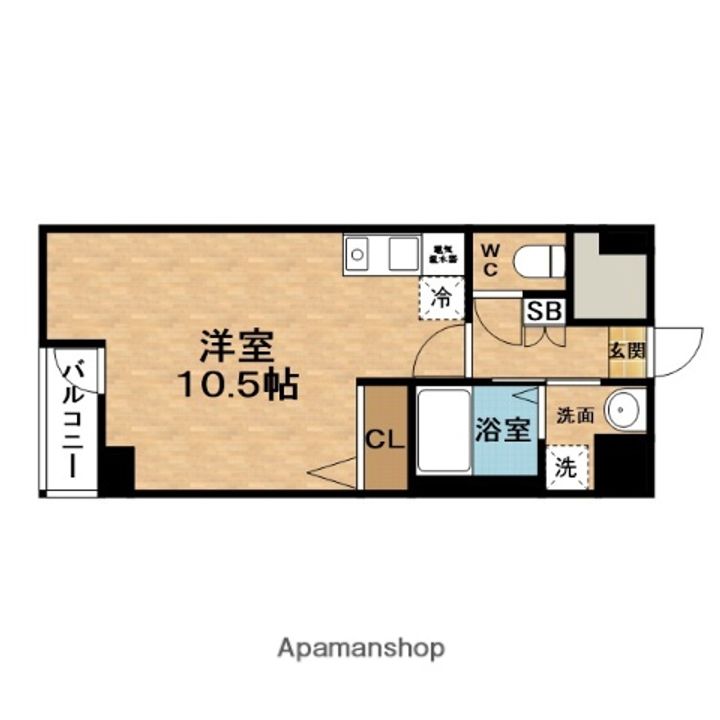 アクアプレイス梅田の間取り