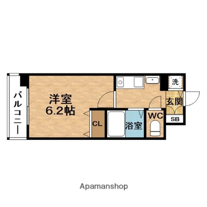 プレサンス梅田インテルノの間取り