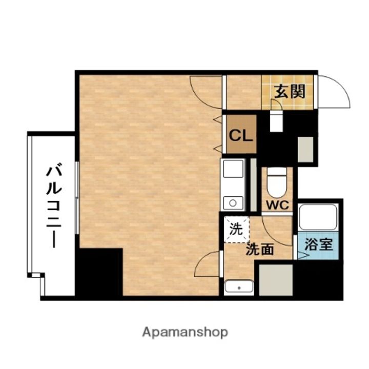 アクシスサンファースト南森町の間取り