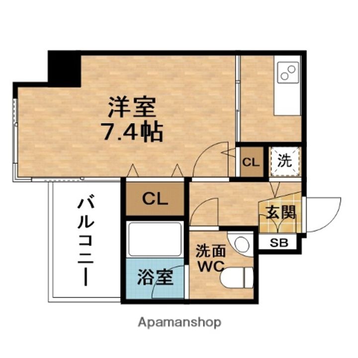 セレニテ天六の間取り