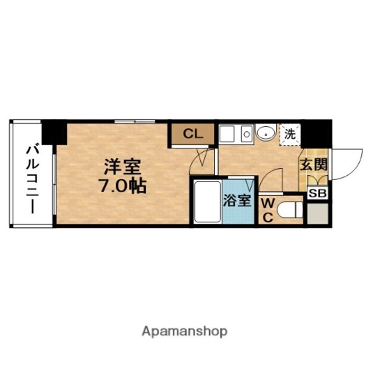 エスリード南森町駅前の間取り