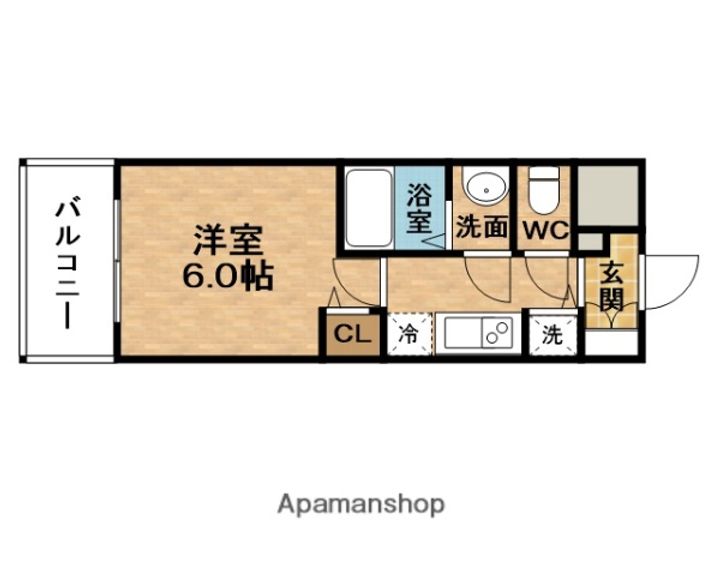 プレサンス新大阪ザ・シティの間取り