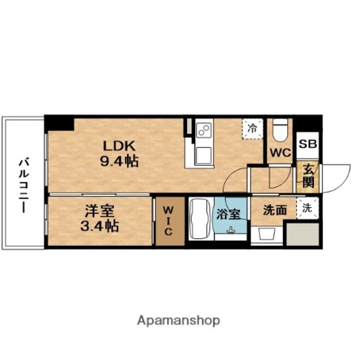 アヴェニール中崎の間取り