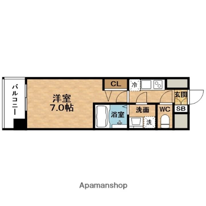 CRESTTAPP野田(クレストタップ)の間取り