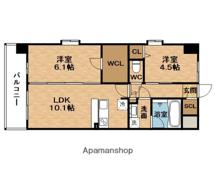 スプランディッド梅田グランノースの間取り